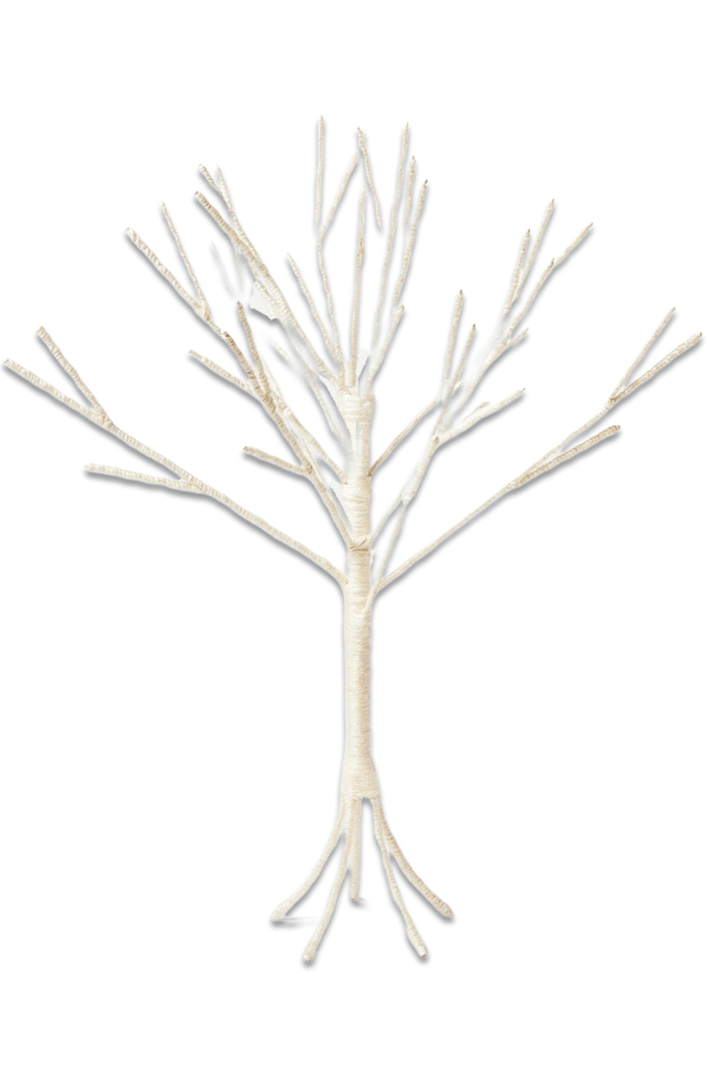 White Thread Wrapped Easter Tree