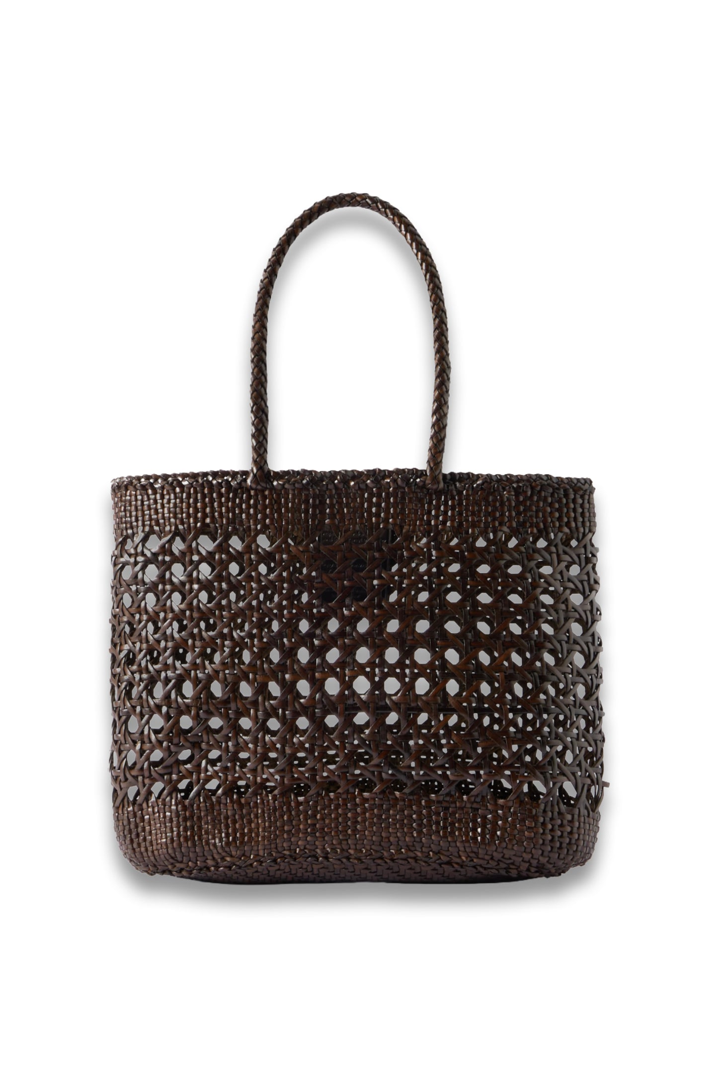 Eclipse Woven Leather Tote