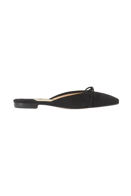 Ballerimu Bow-detailed Suede Mules