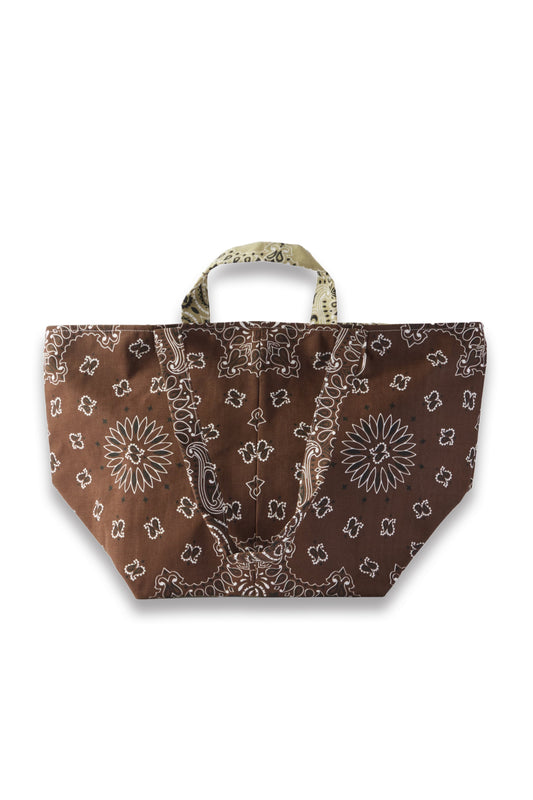 Bandana-Print Cotton-Canvas Tote