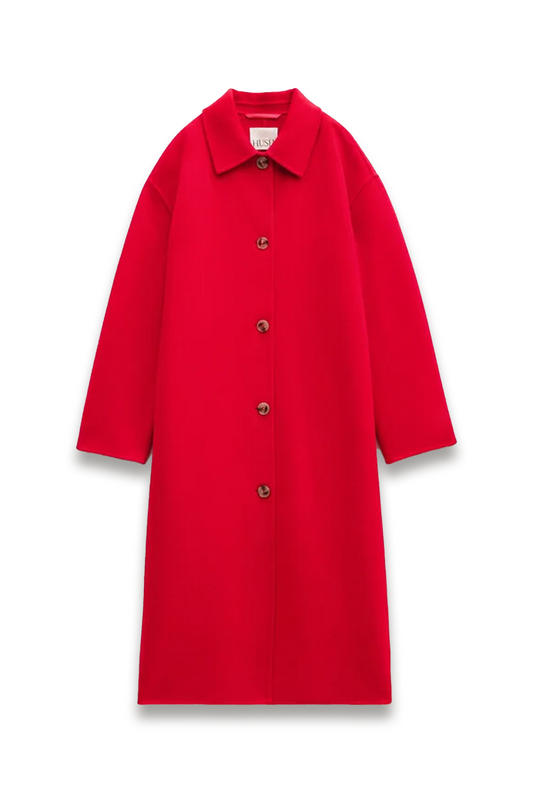 Edie Pure Wool Double-faced Coat
