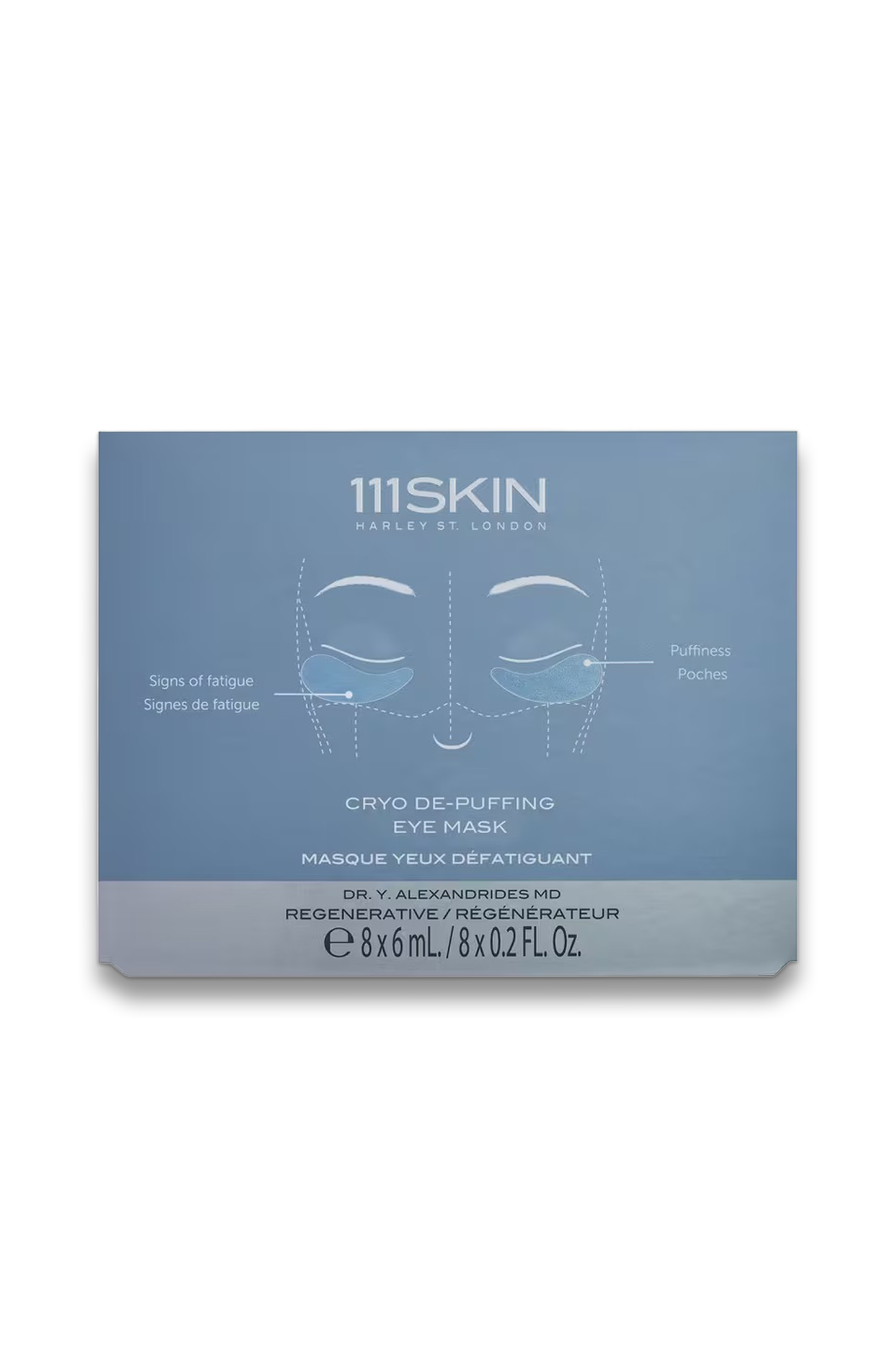 Cryo Sub-Zero De-Puffing Eye Mask x 8