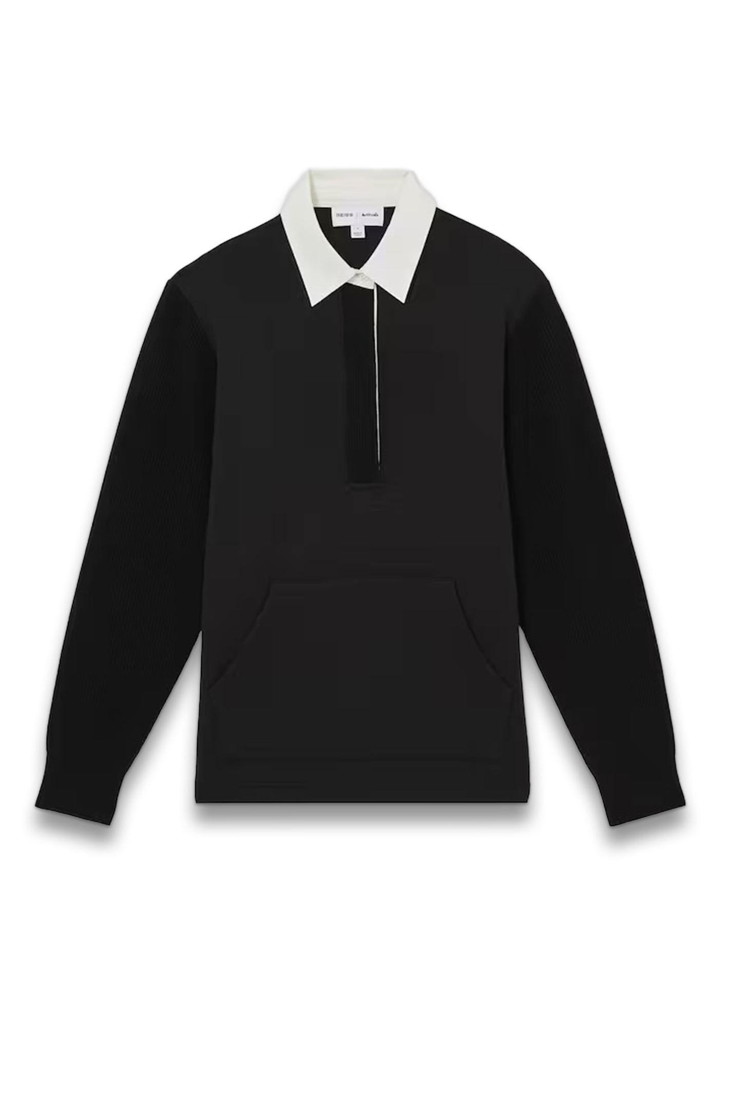 Les 100 Ciels Polo Sweatshirt In Black