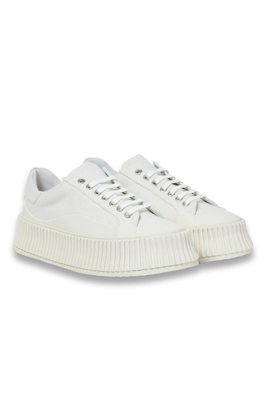 Canvas Platform Sneakers
