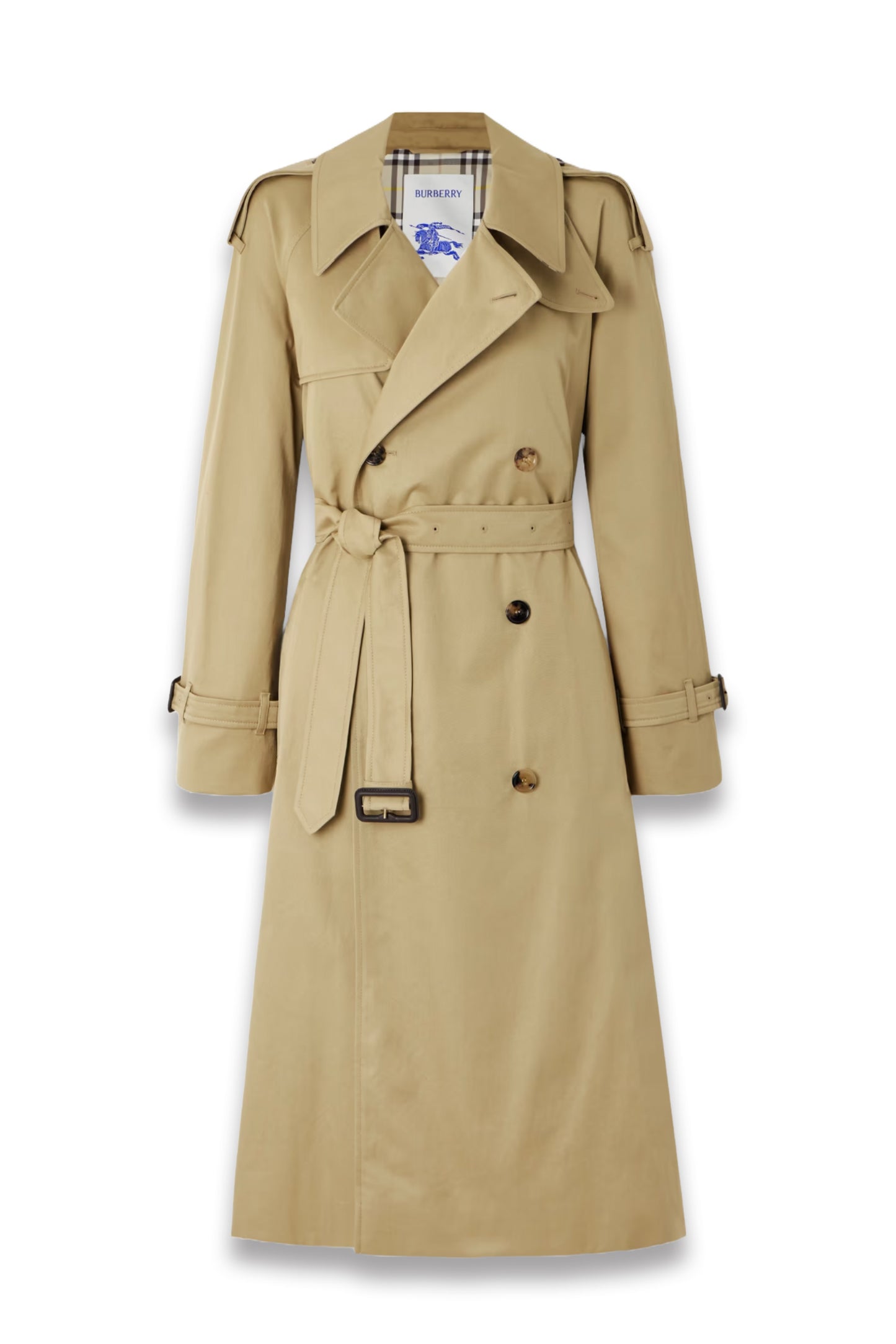 Castleford Double-Breasted Cotton-Gabardine Trench Coat