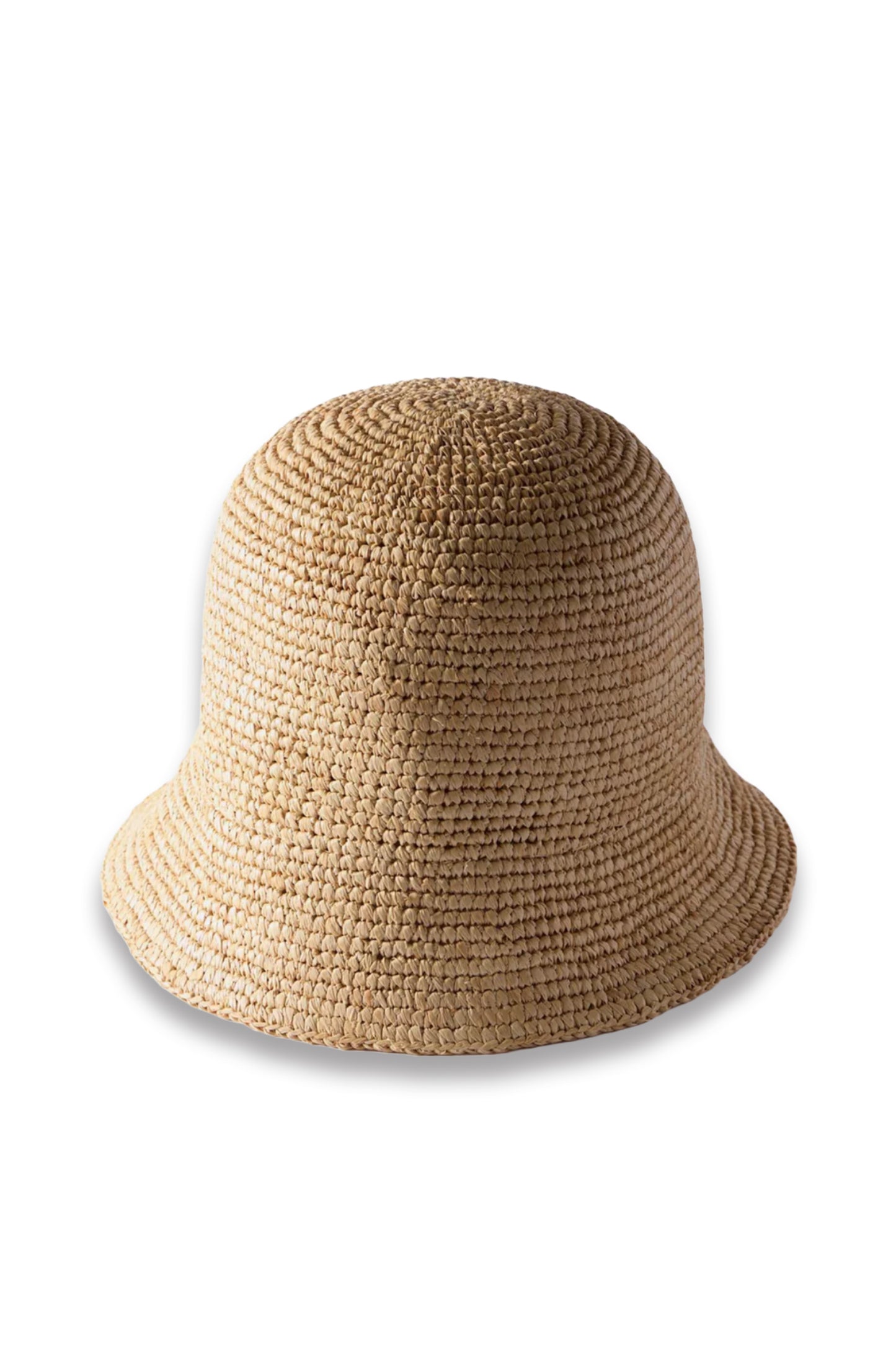 Neutral Raffia Bucket Hat