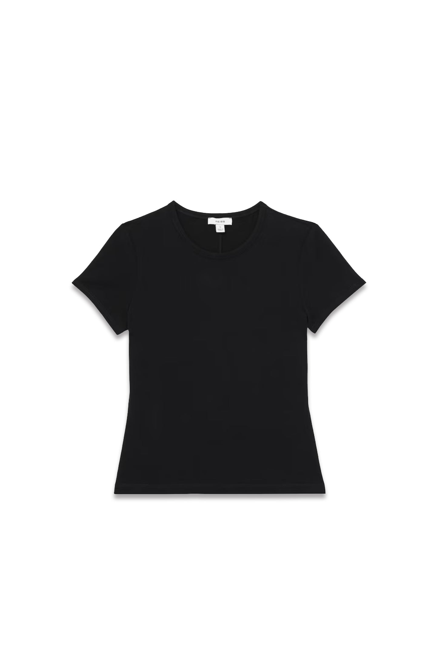 Stretch-Cotton Crew-Neck T-Shirt in Black