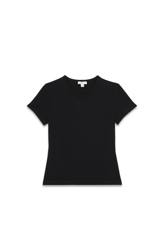 Stretch-Cotton Crew-Neck T-Shirt in Black
