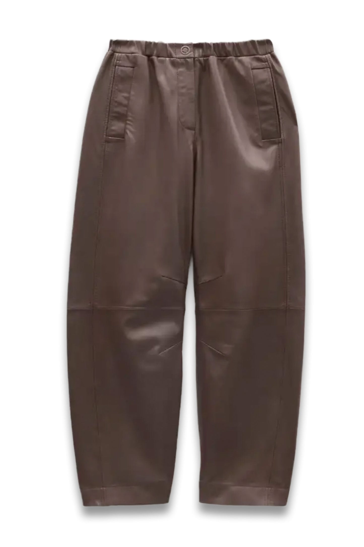 Leather Jack Barrel Trousers