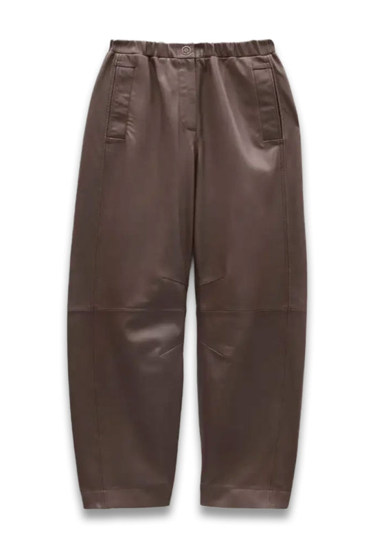 Leather Jack Barrel Trousers