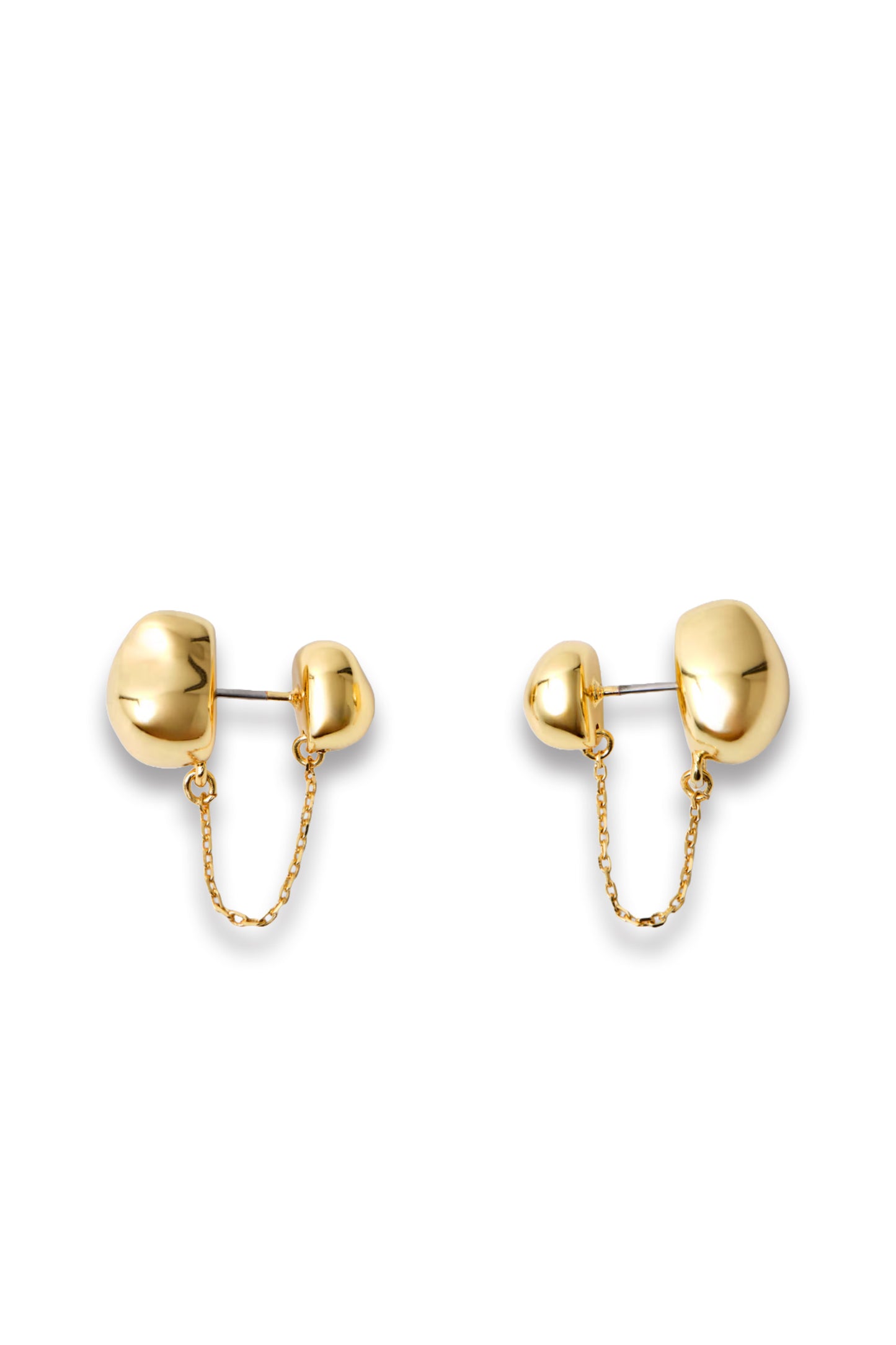 Pebble Chain Earrings