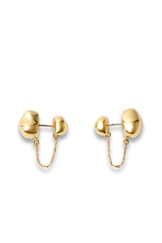 Pebble Chain Earrings