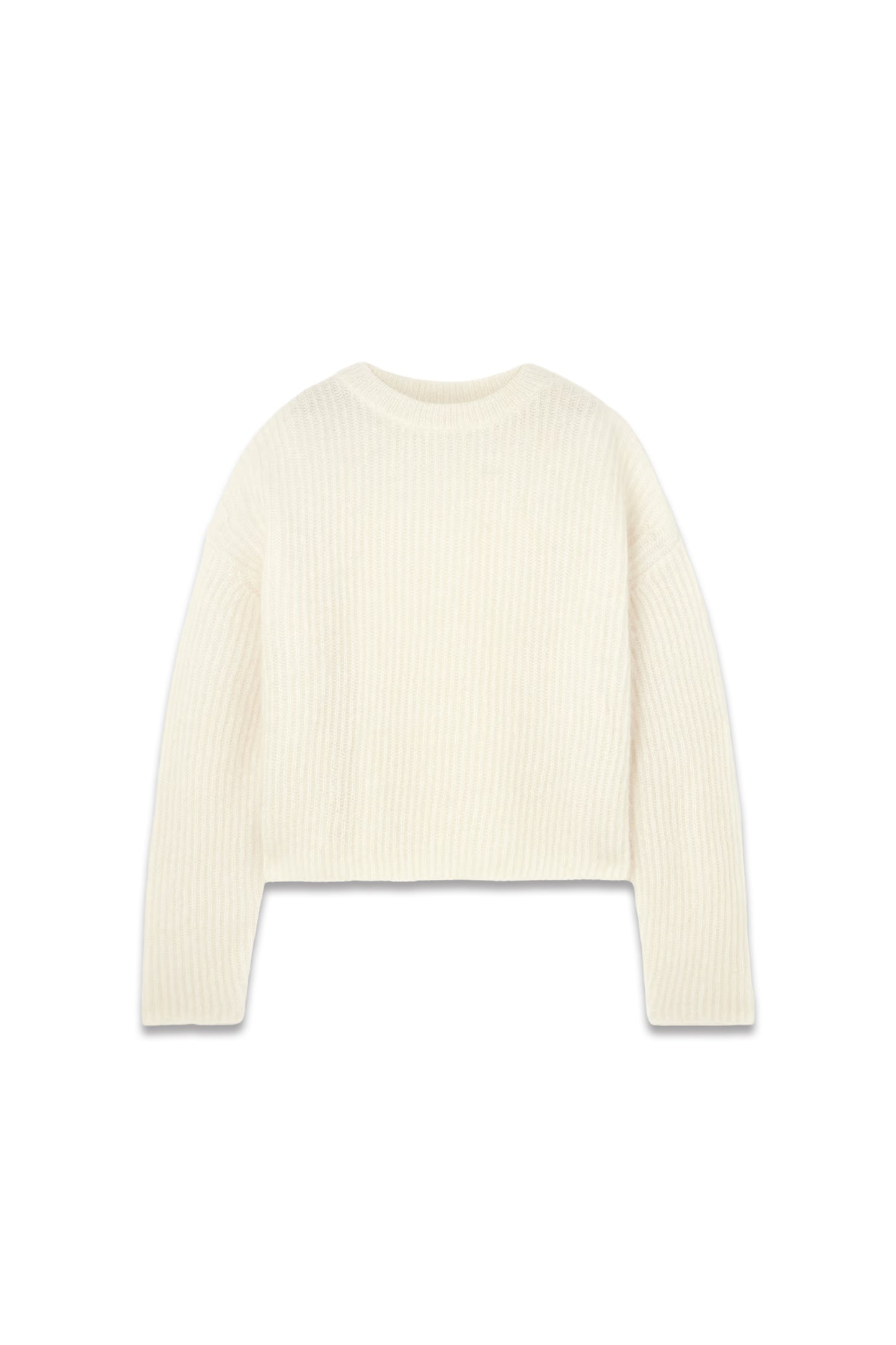 Ribbed Mohair-blend Sweater