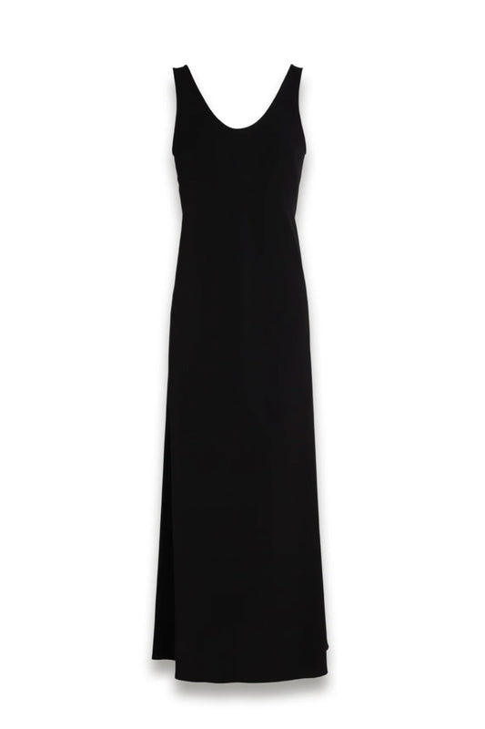 Esther crepe midi slip dress