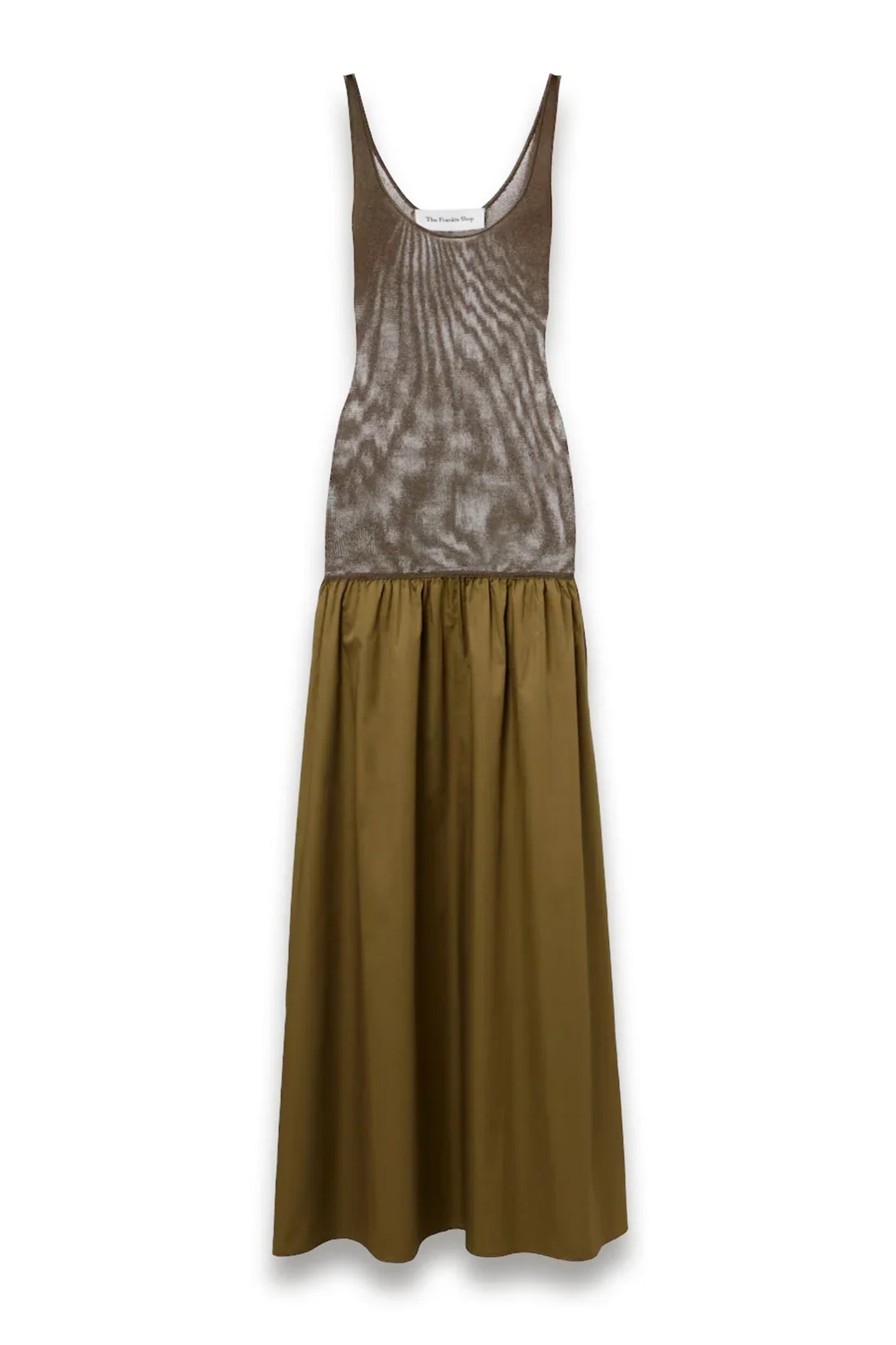 Ilya Cotton-trimmed Maxi Dress