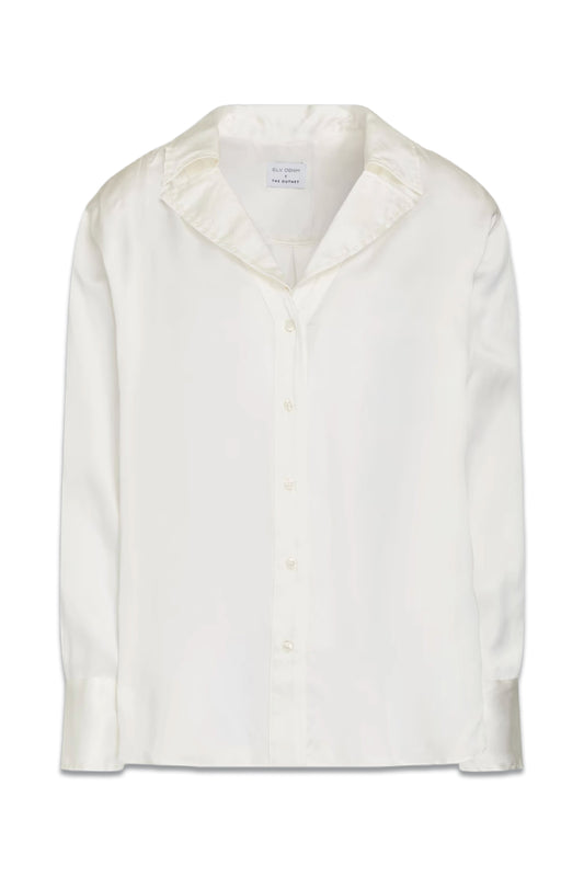 The Hand-embroidered Washed-silk Shirt