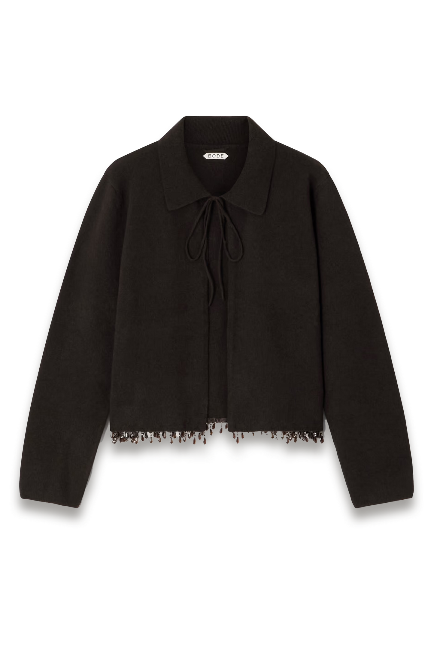 Embellished Wool and Cashmere-blend Cardigan