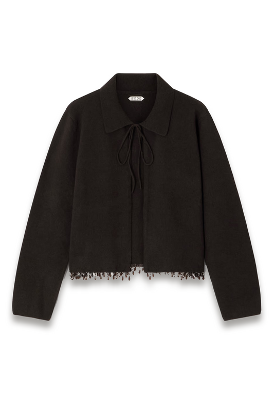 Embellished Wool and Cashmere-blend Cardigan