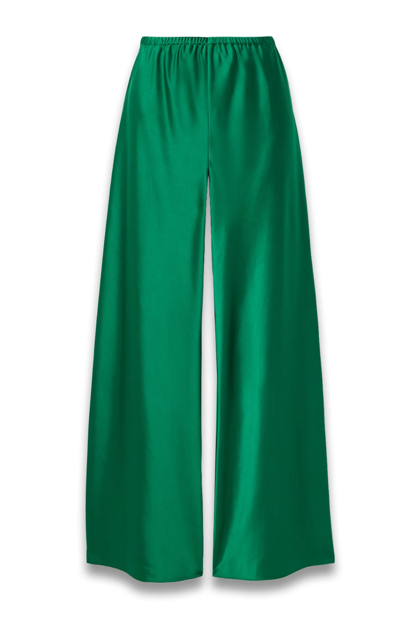 Colby satin wide-leg pants