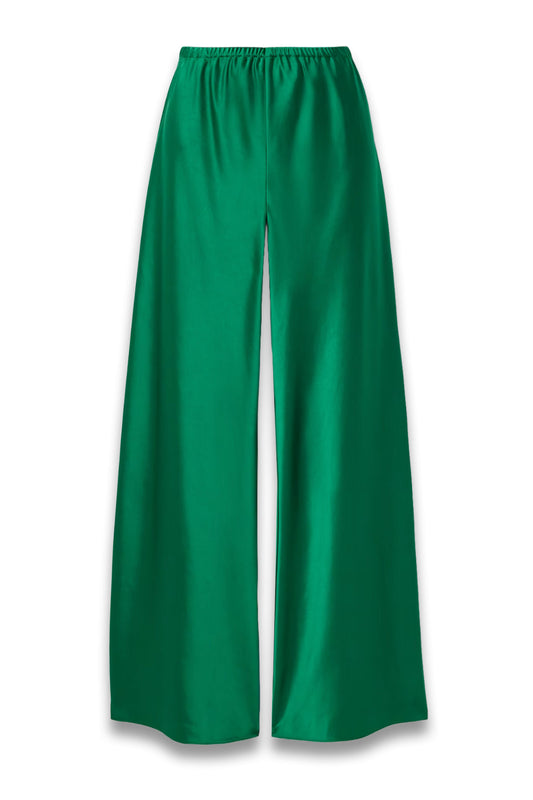 Colby satin wide-leg pants