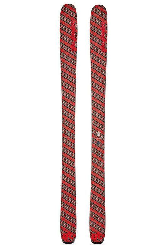 Red Salomon Edition Plaid QST 92 Skis