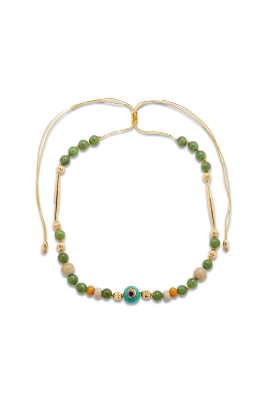 Evil Eye Beaded Necklace