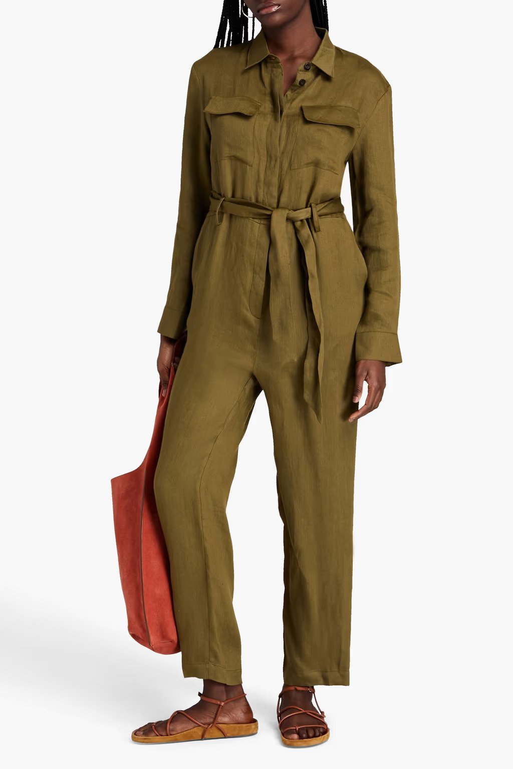 Antwerp Organic Linen Jumpsuit