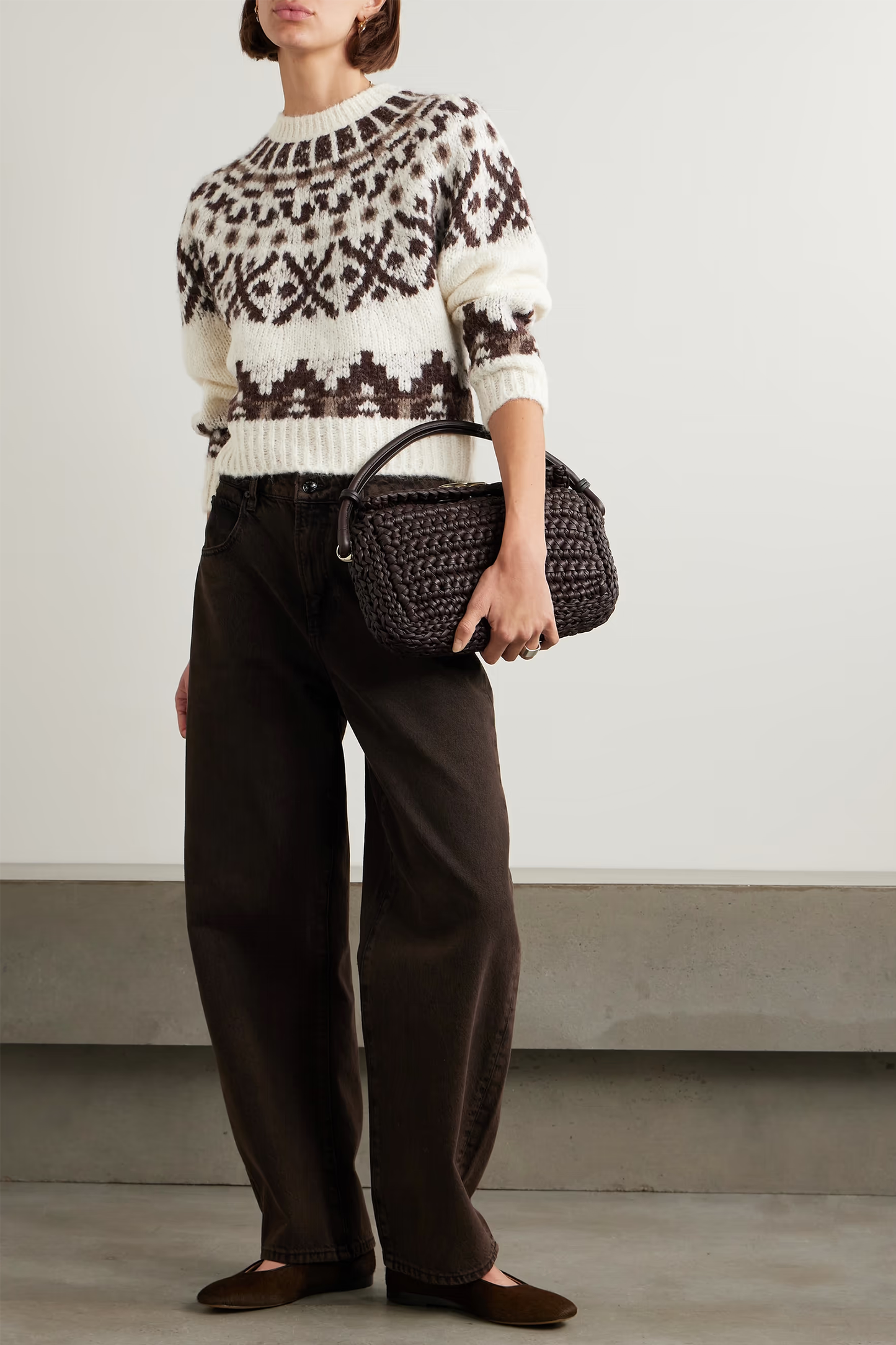 Fair Isle Alpaca-Blend Sweater