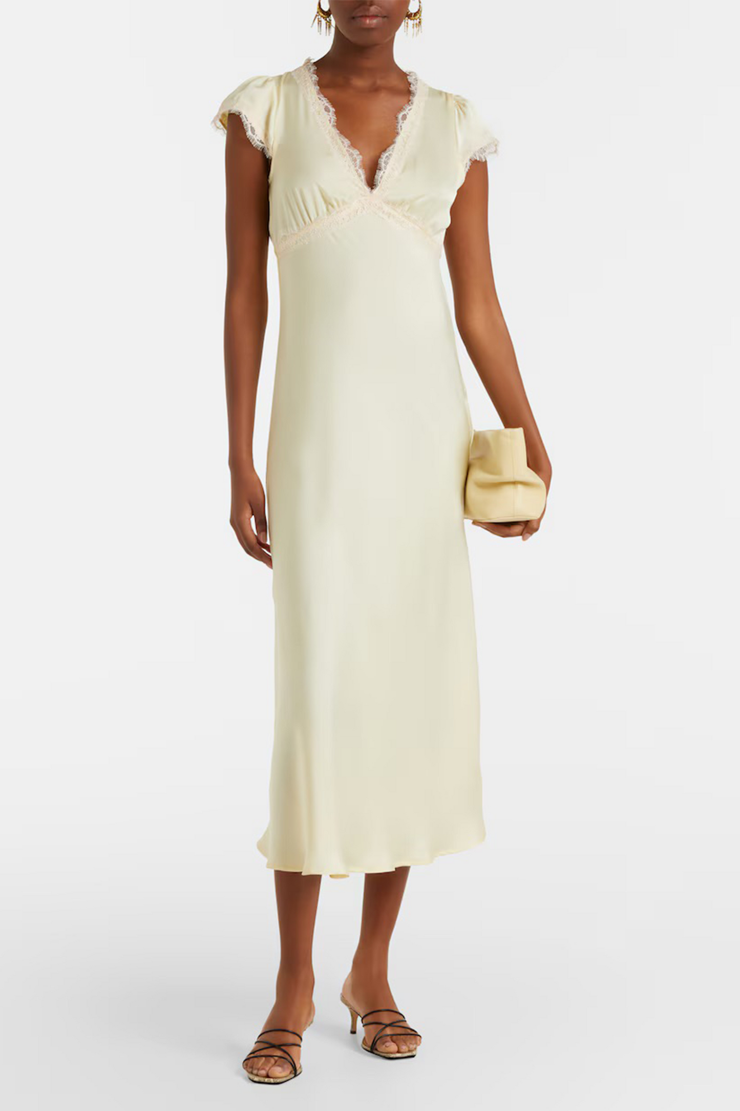 Gala Shirred Midi Dress