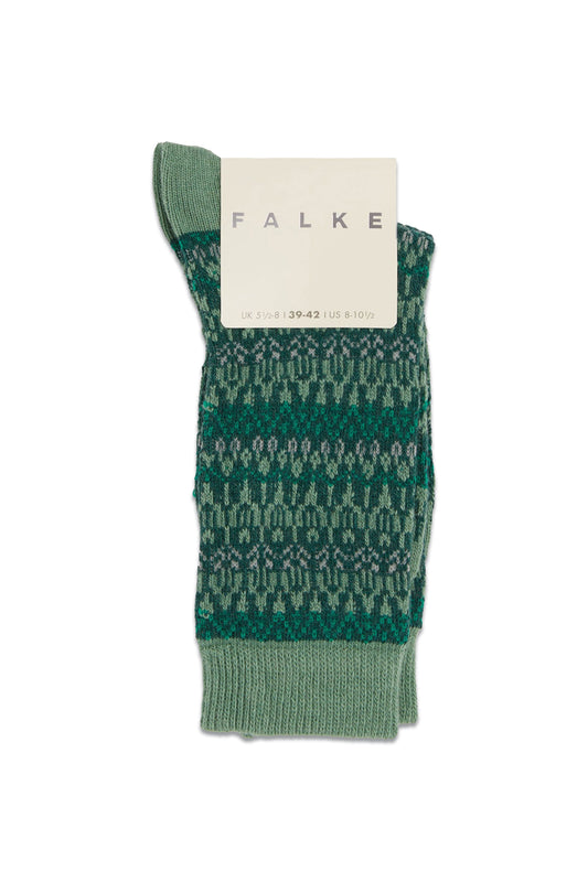 Wool-Cashmere Fair Isle Socks