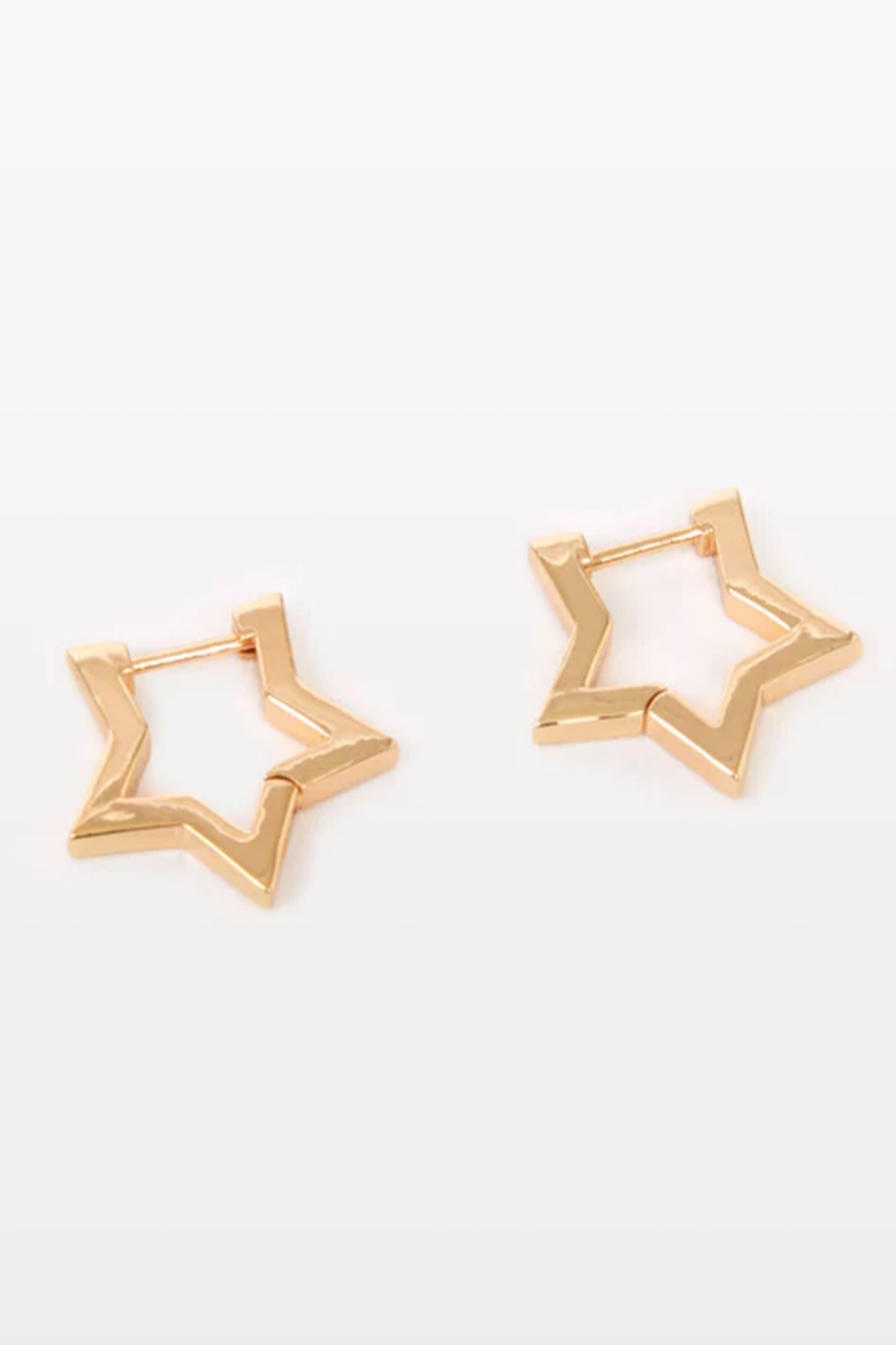 Chunky Star Hoop Earrings