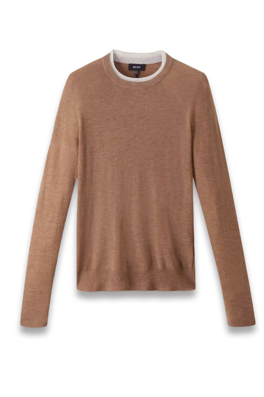 Merino Cashmere Barely There Trim Jumper