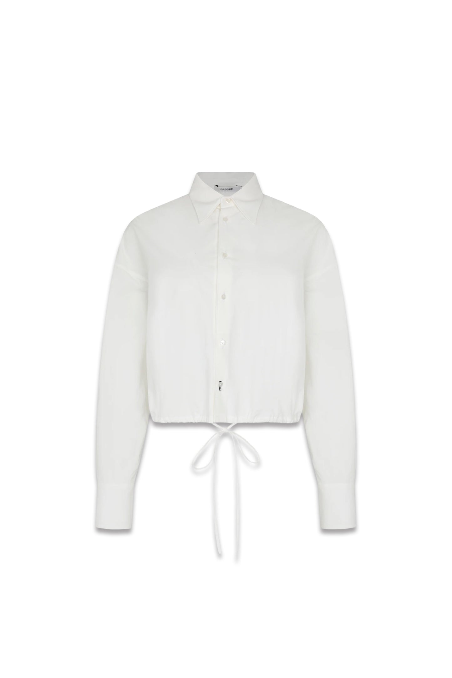 Crushed Cotton Gathered Shirt