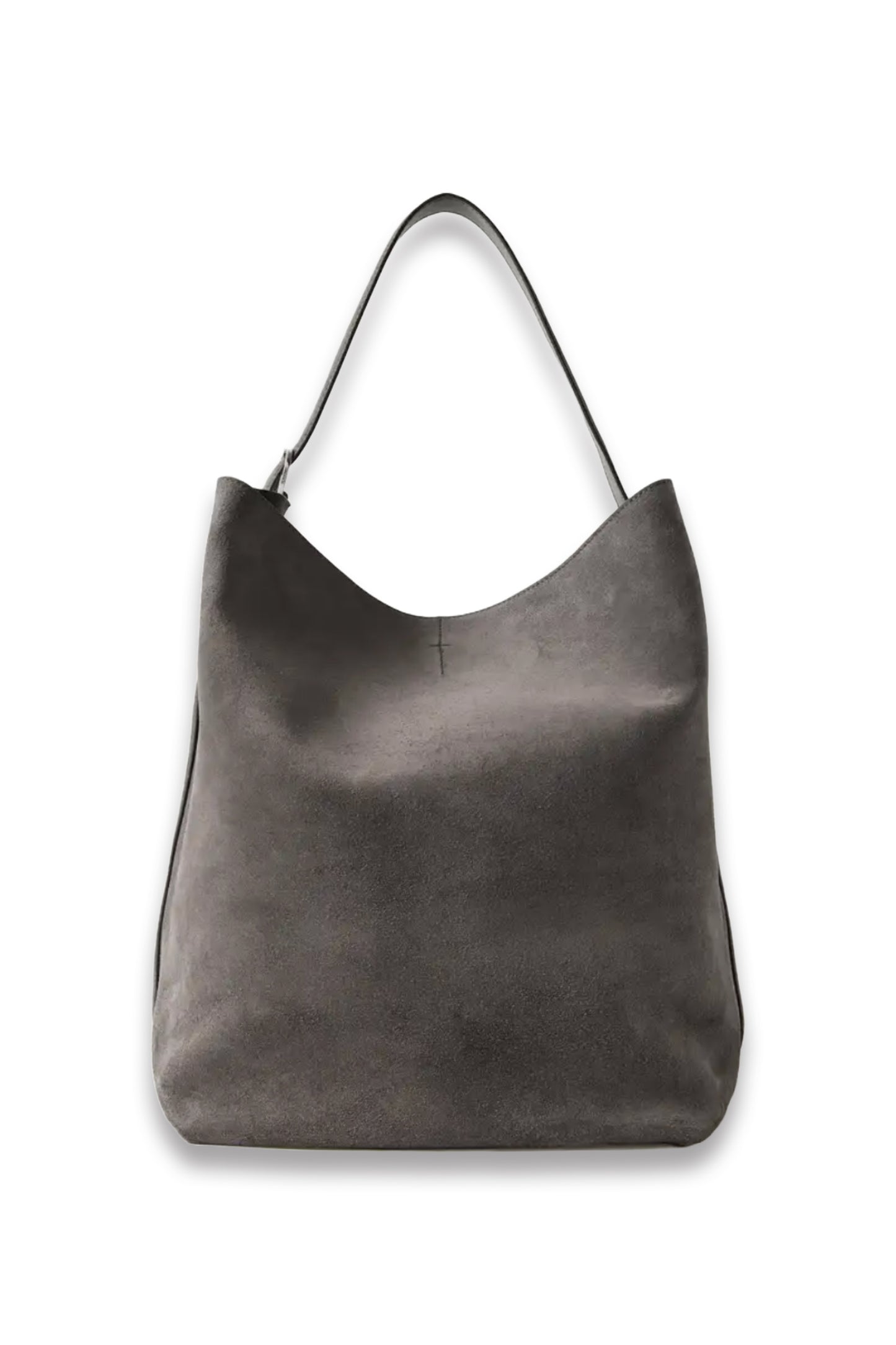 Suede Tote Grey