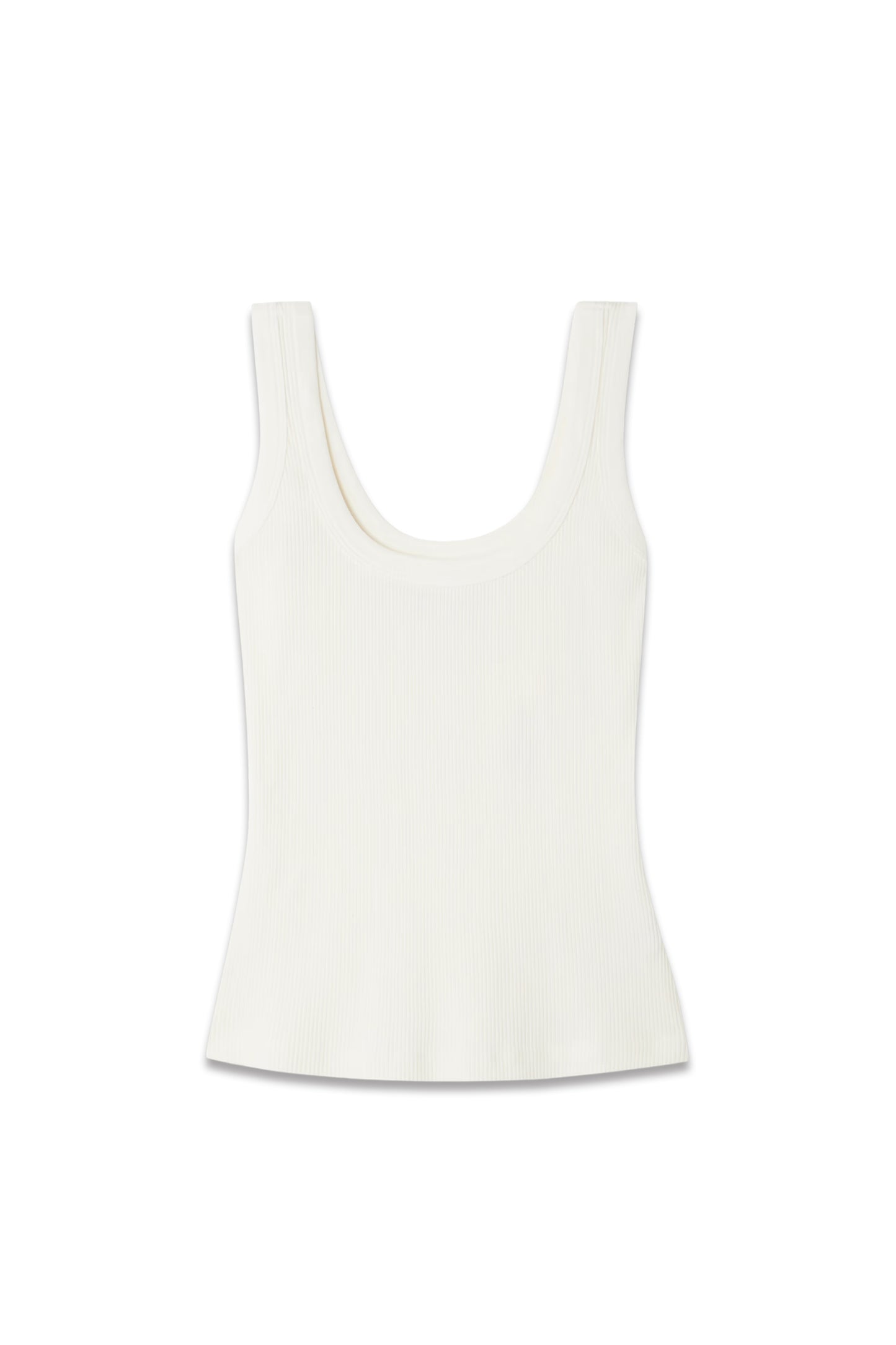 Faye Ribbed Stretch Organic Cotton and TENCEL Lyocell-blend Tank