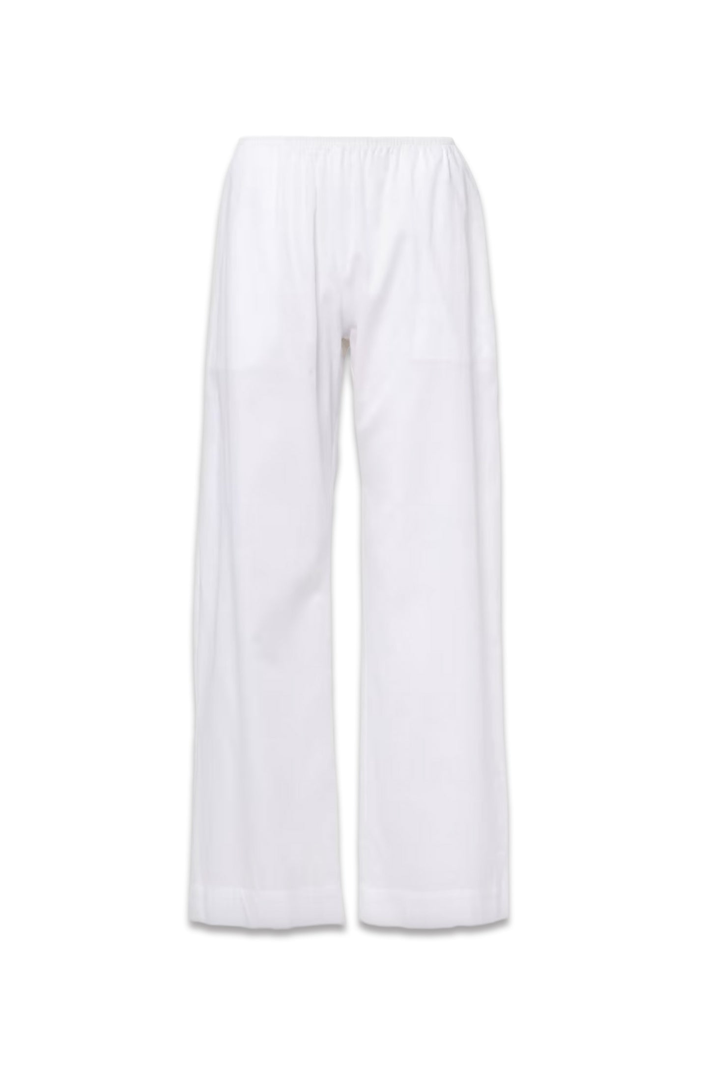 Yoko Mid-rise Cotton Wide-leg Pants
