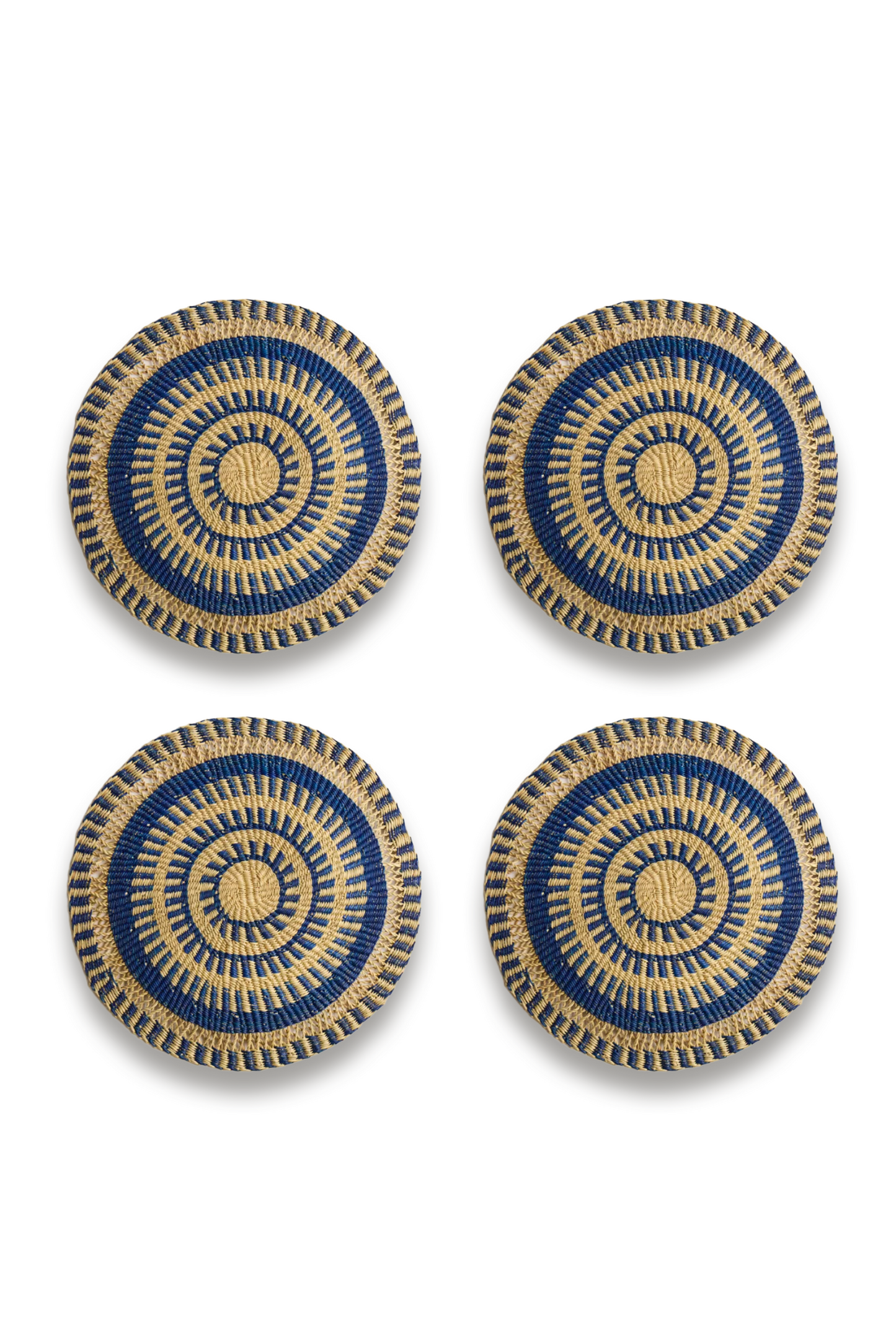 Woven Placemat, Blue, Set of 4