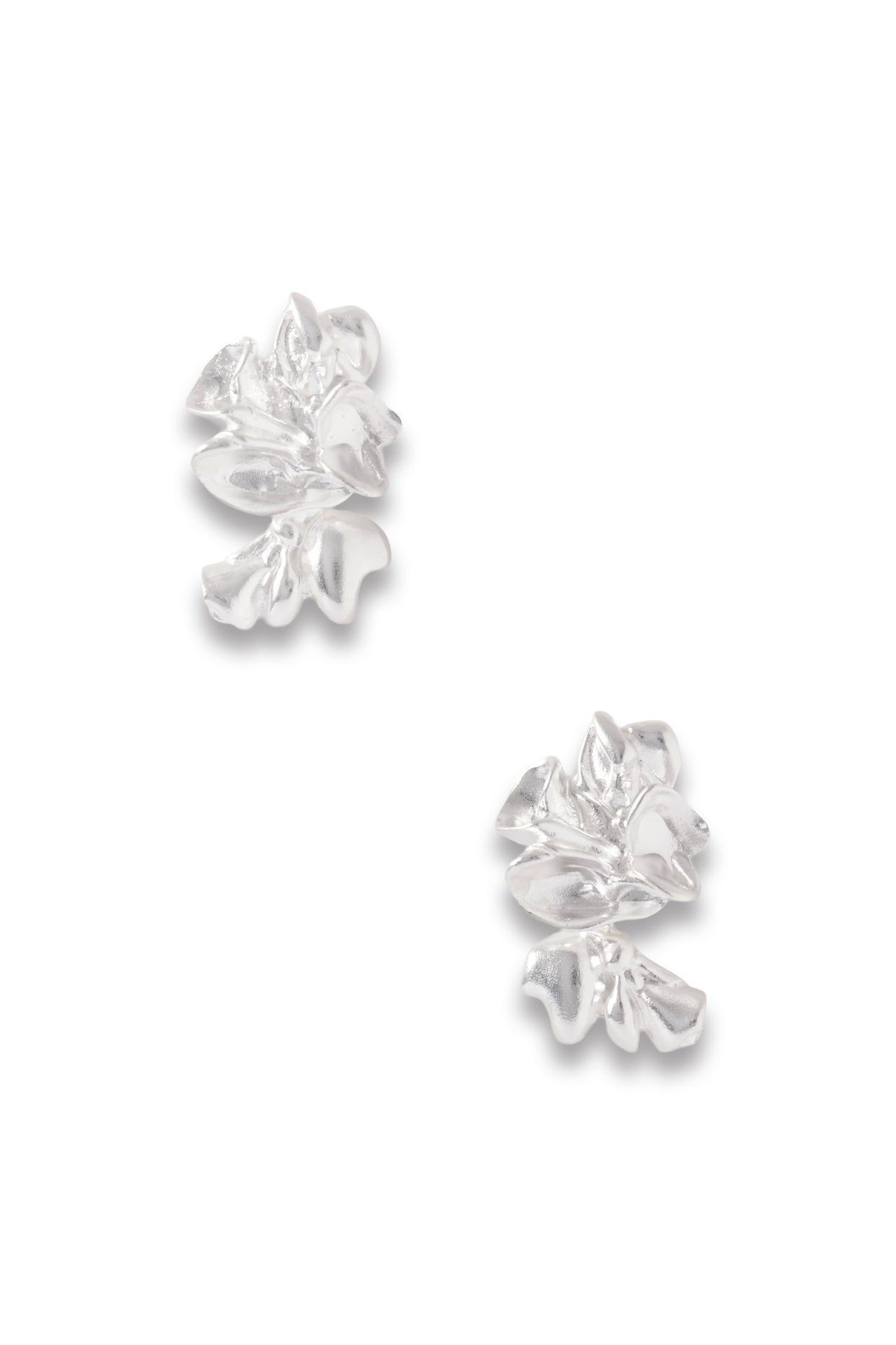 Splotch Silver-plated Earrings