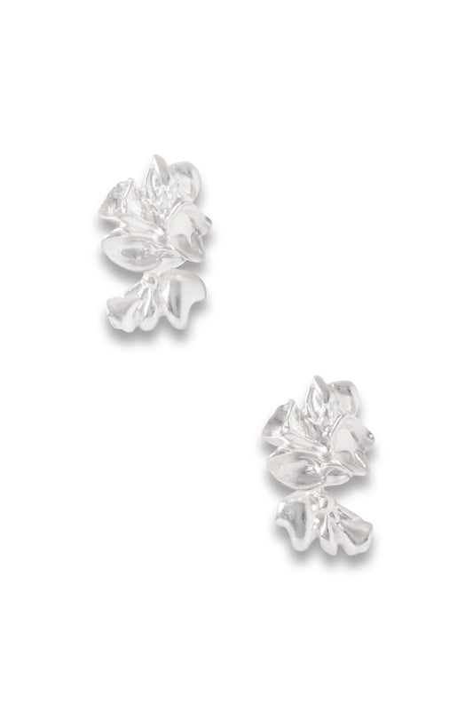 Splotch Silver-plated Earrings