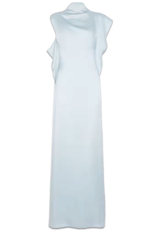 Light Blue Satin Dress