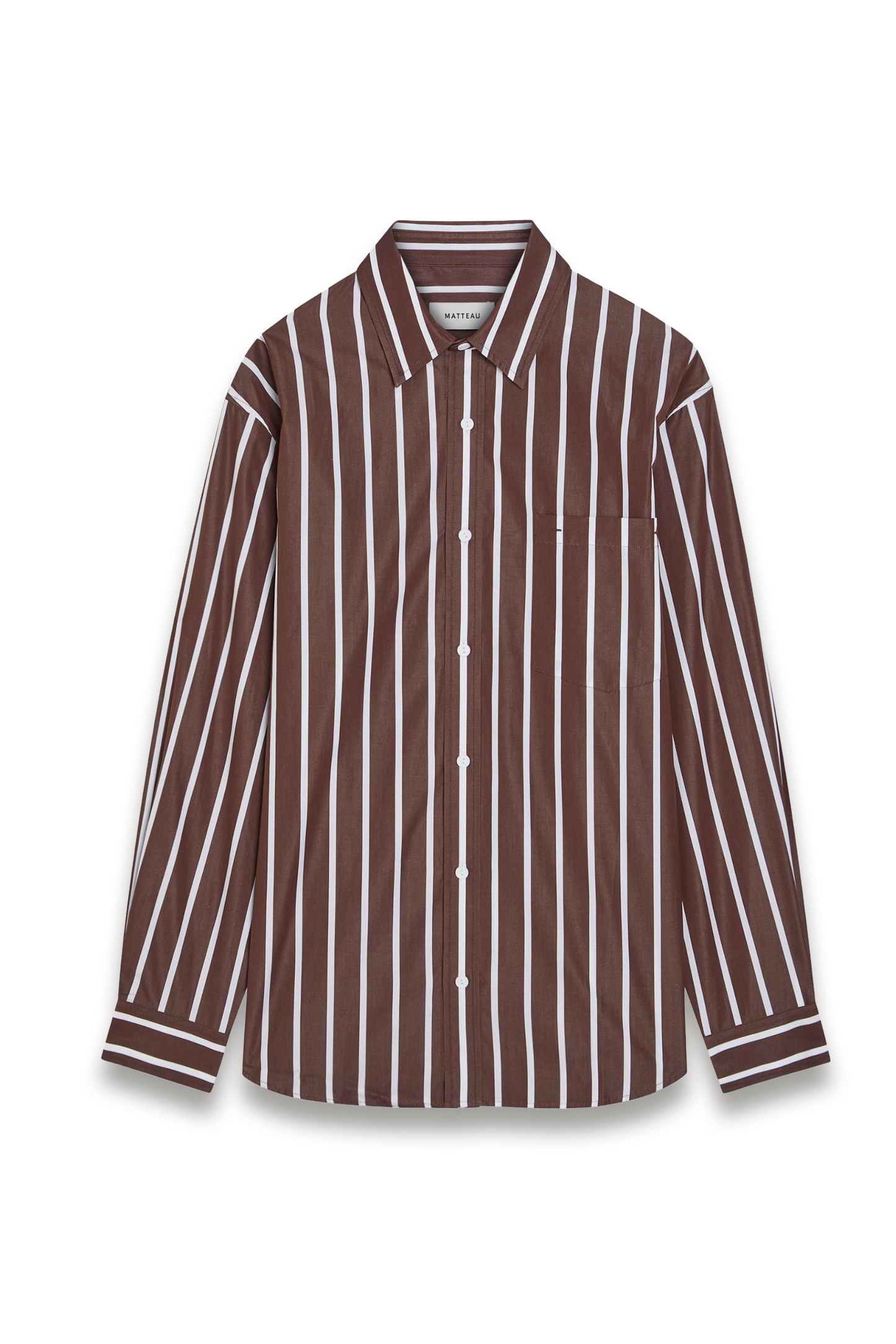 Striped Cotton-poplin Shirt