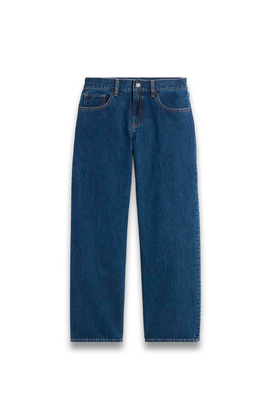The ’90s Low-Rise Loose Jeans - Mid Wash