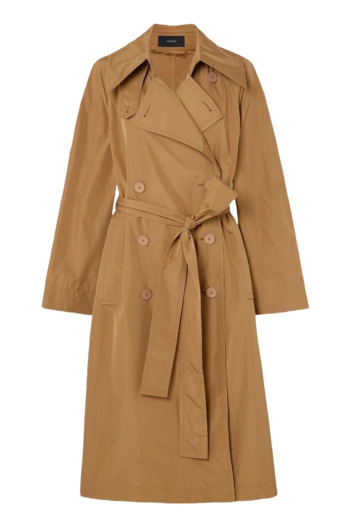 Rainwear Chatsworth Belted Double-breasted Shell Trench Coat