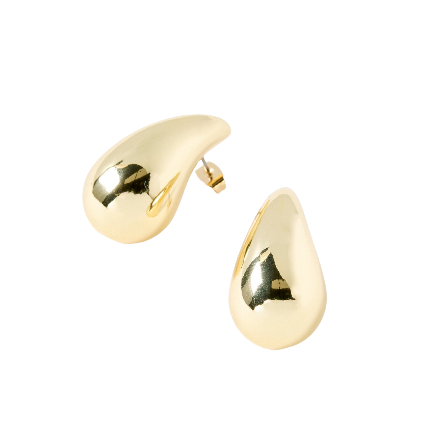 Loane Gold Tone Statement Teardrop Earrings