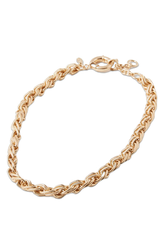 Kelby Chunky Links Gold Collar Necklace