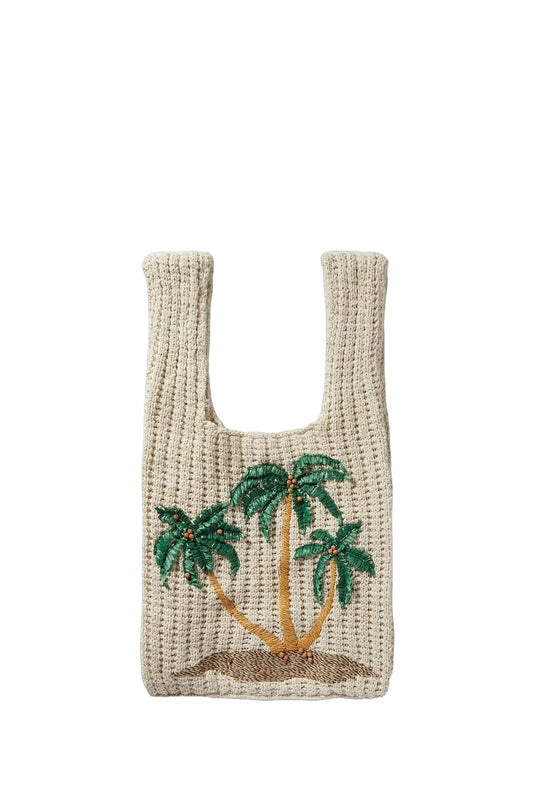 Sand Island Cotton-Crochet Tote Bag