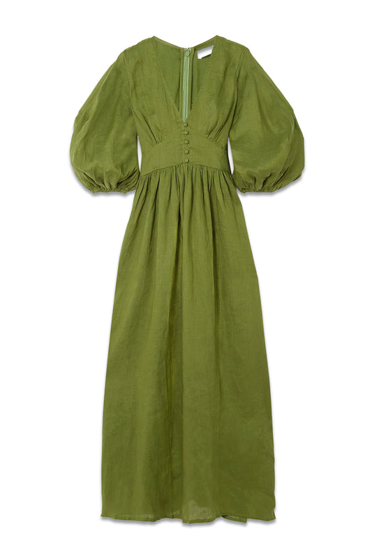 Clemente Linen Maxi Dress