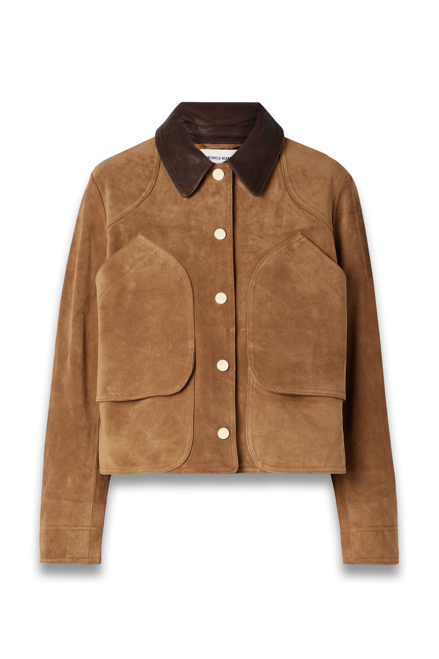 Walters Leather-trimmed Suede Jacket