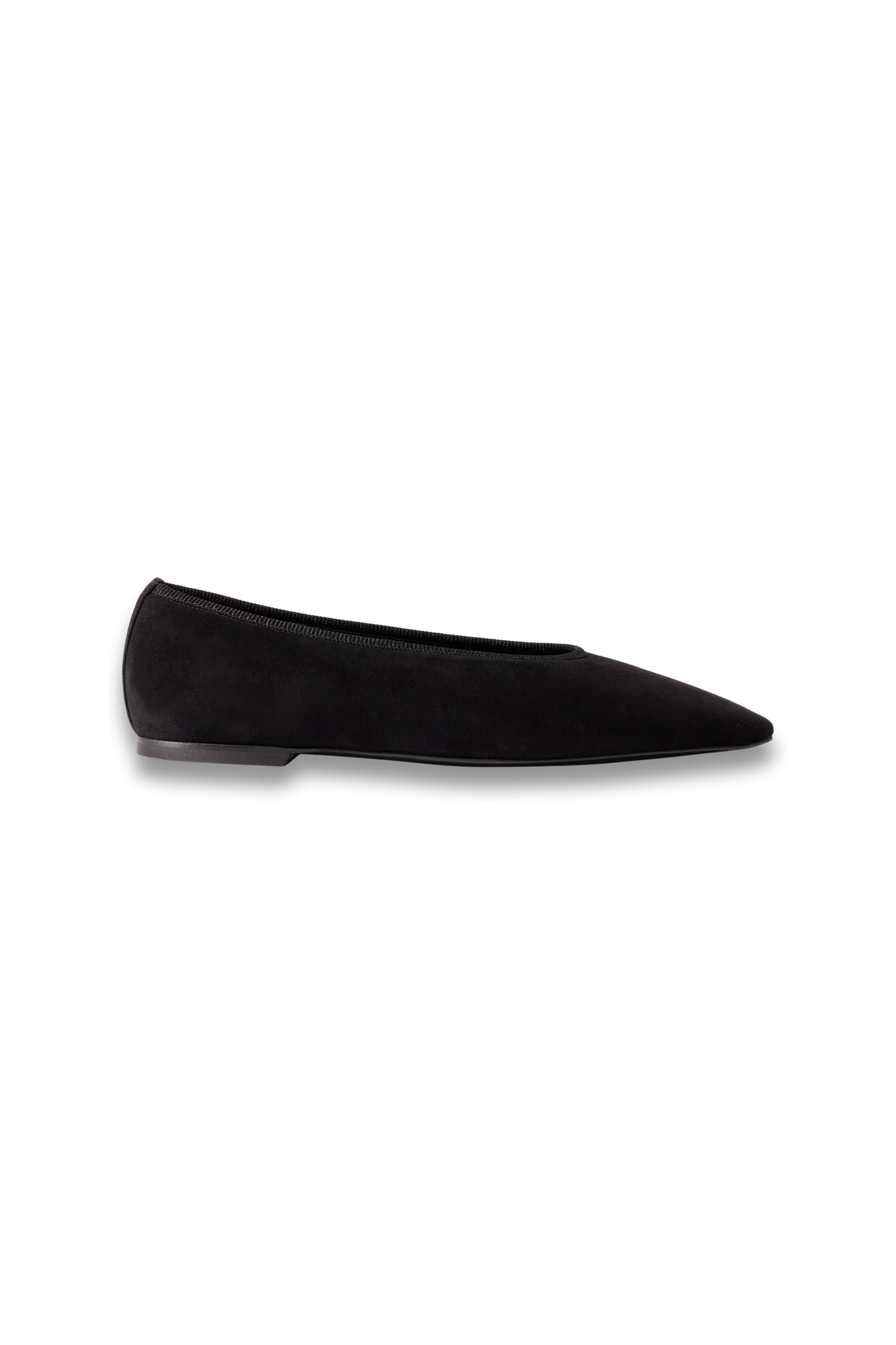 The Minimalist Suede Ballet Flats
