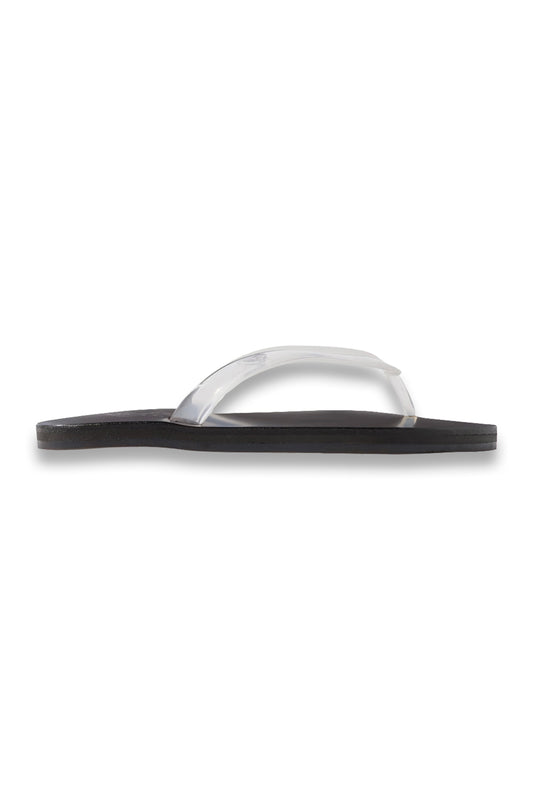 Saionara Jelly PVC Black Flip Flops
